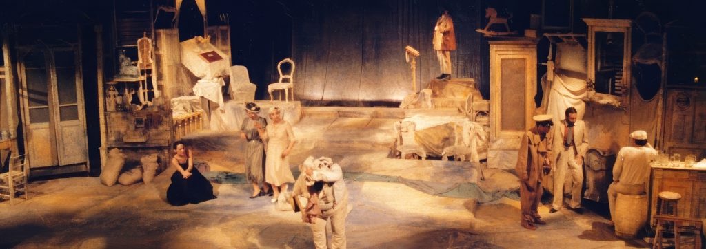 «Κάτω από το Γαλατόδασος»  του Ντύλαν Τόμας που ανέβηκε το 1991 και που θεωρείται μία από τις εμβληματικότερες παραστάσεις της Πειραματικής Σκηνής