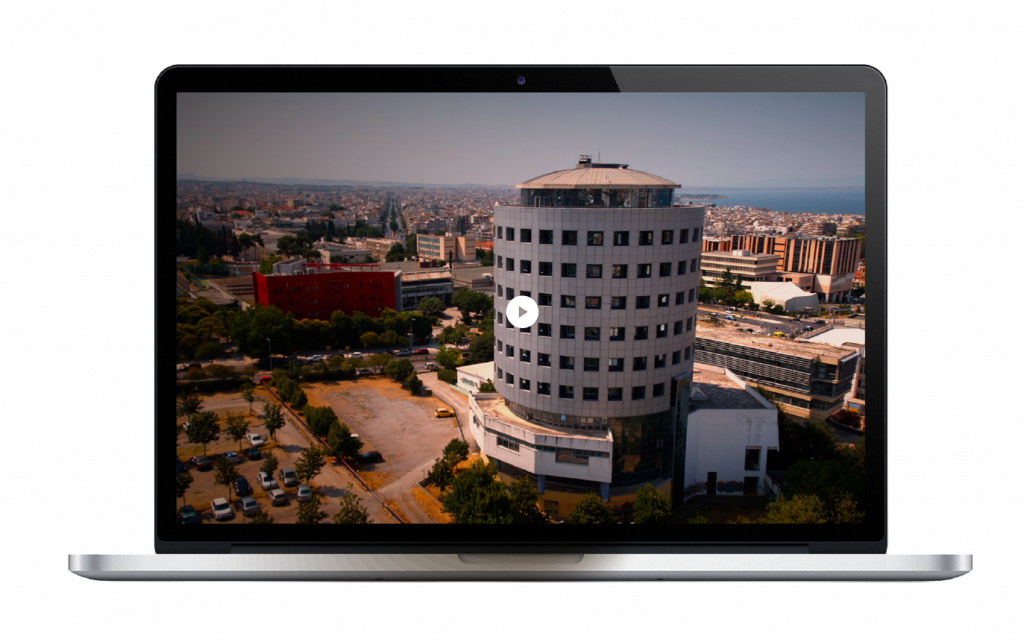 mockup of auth video showing inside a laptop
